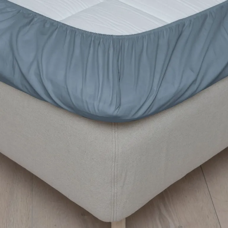 Formsydd laken 90x200 cm jeansblå
