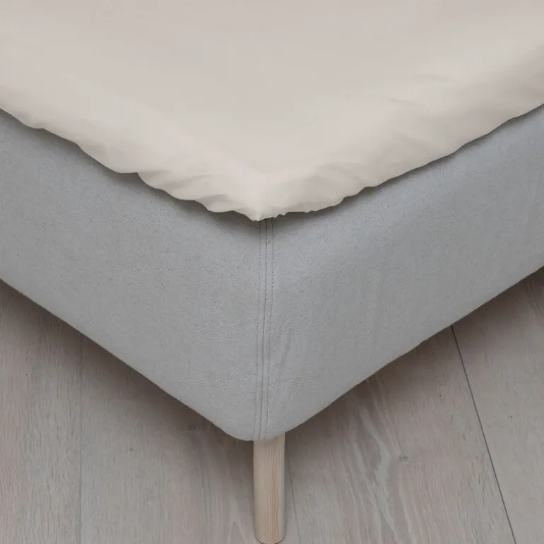 Formsydd laken 90x200 cm lys beige