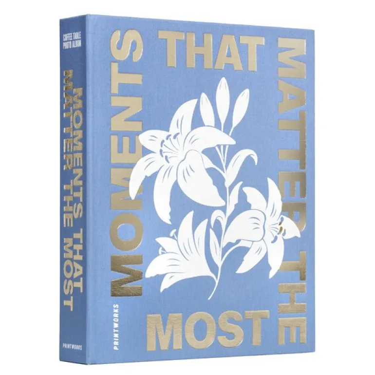 Fotoalbum Moments that matters the most blå