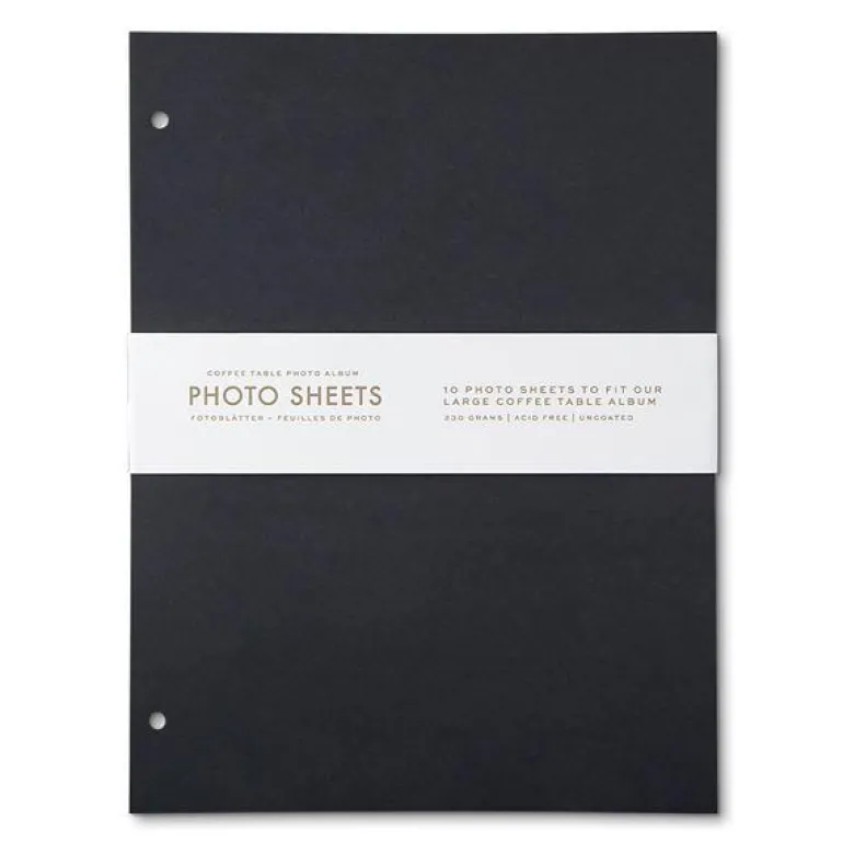 Fotoalbum refill papir stor (L) 10 stk
