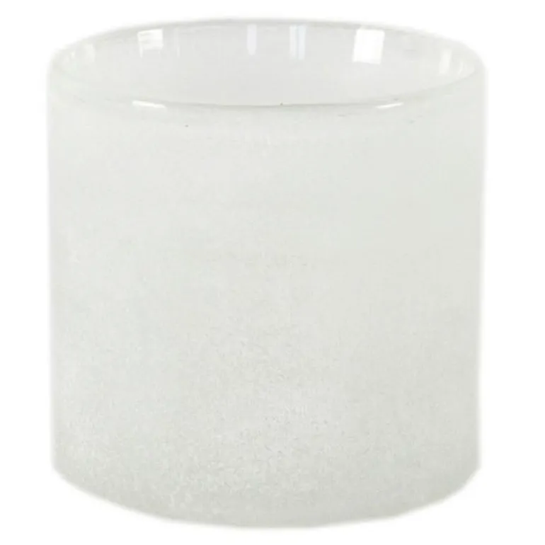 Frost lyslykt 9x9 cm white