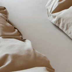 Frøya laken 180x200 cm beige