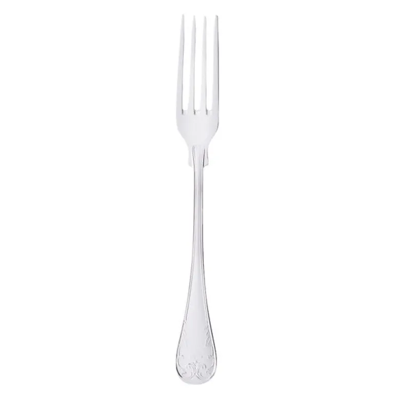 Gammal Fransk lunsjgaffel 18,6 cm EPNS
