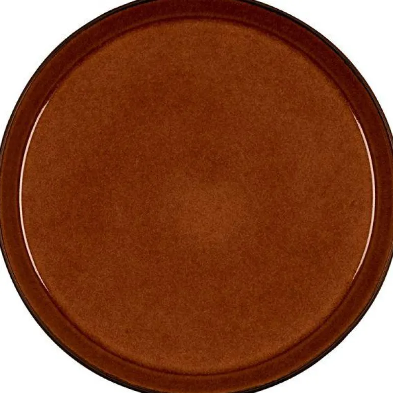 Gastro tallerken 27 cm svart/amber