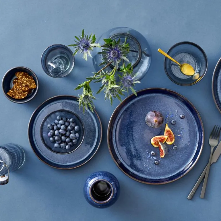 Gastro tallerken 27 cm svart/blå