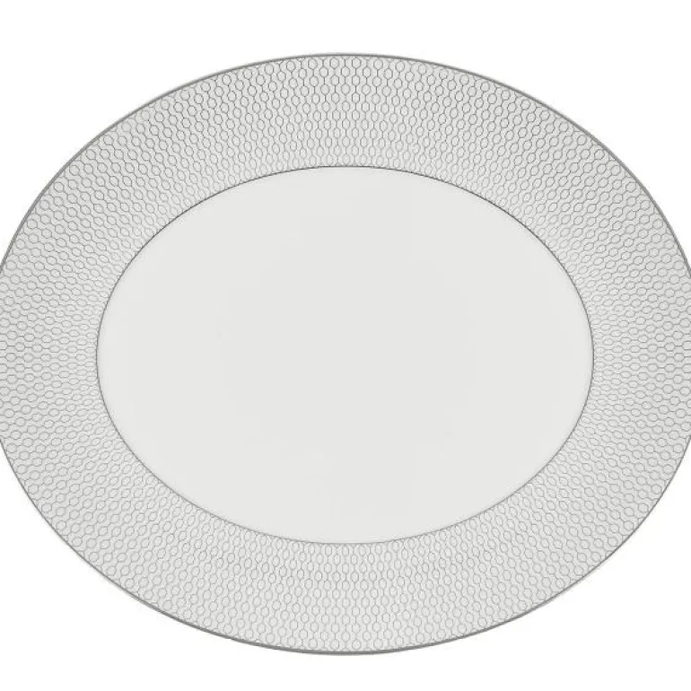Gio Platinum ovalt serveringsfat 33 cm