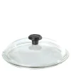 Glasslokk m/støpejernsknott 28 cm