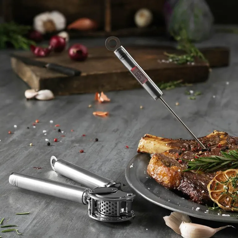 Gourmet instant termometer 22 cm stål