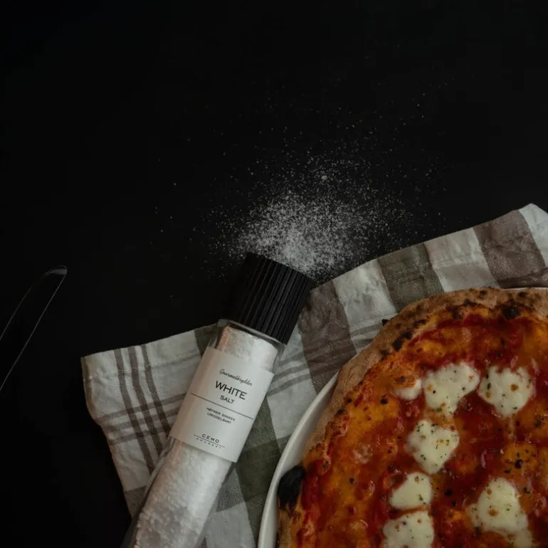 Gourmet kvern med white salt