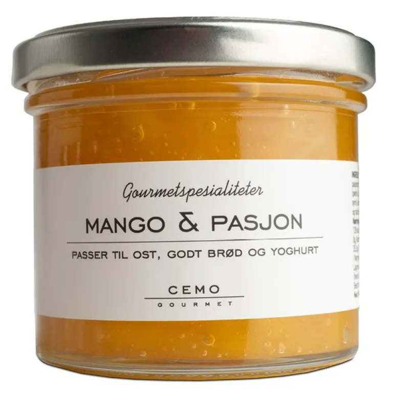 Gourmet mango- og pasjonssyltetøy 113g