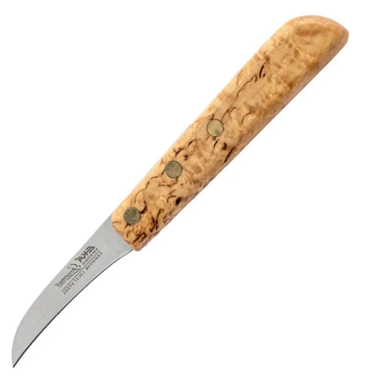 Gourmet skrellekniv 7 cm tre