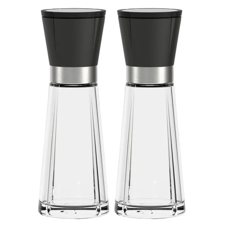 Grand Cru salt- og peppersett 20,5 cm svart/stål