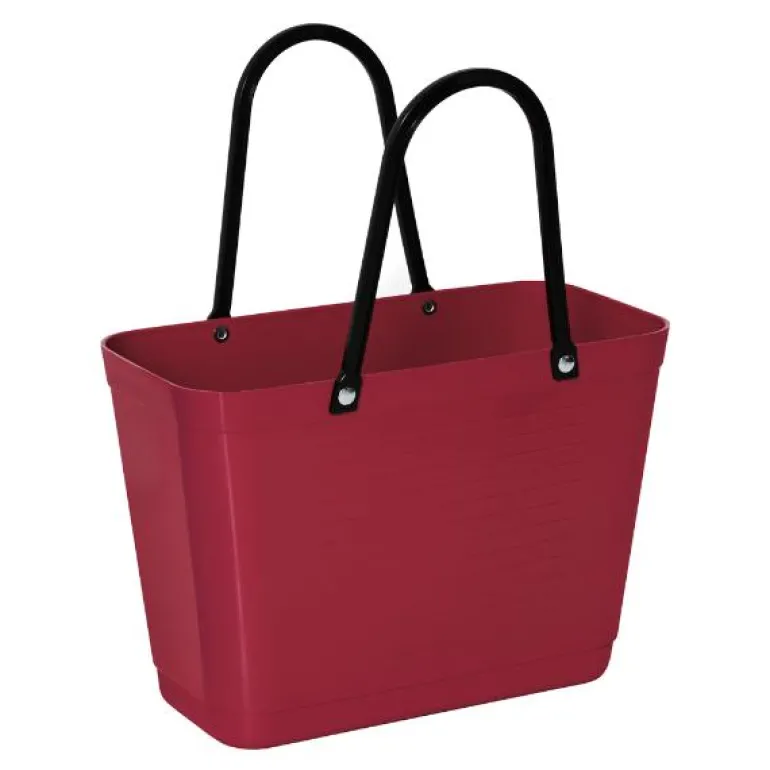 Green Plastic veske liten 7,5L vinrød