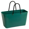 Green Plastic veske stor 15L mørk grønn
