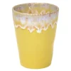 Gres krus 38 cl 9x11,5 cm gul