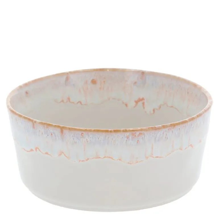 Gres skål 50 cl 14x6 cm hvit
