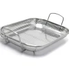 Grillform perforert 44x28x11 cm rustfritt stål