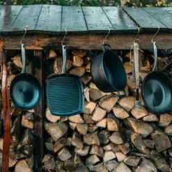 Grillpanne i støpejern 28 cm