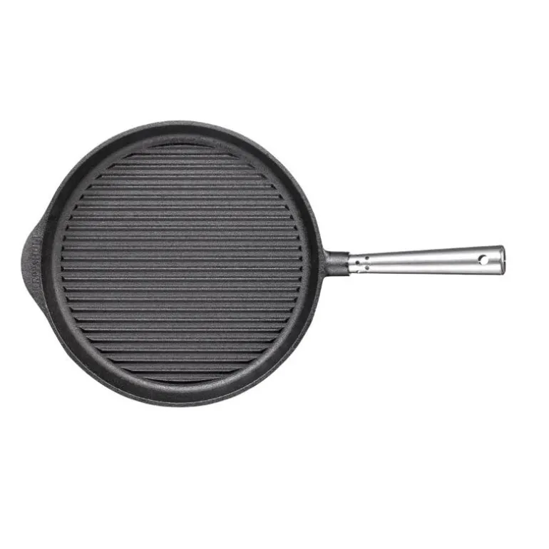 Grillpanne i støpejern 28 cm