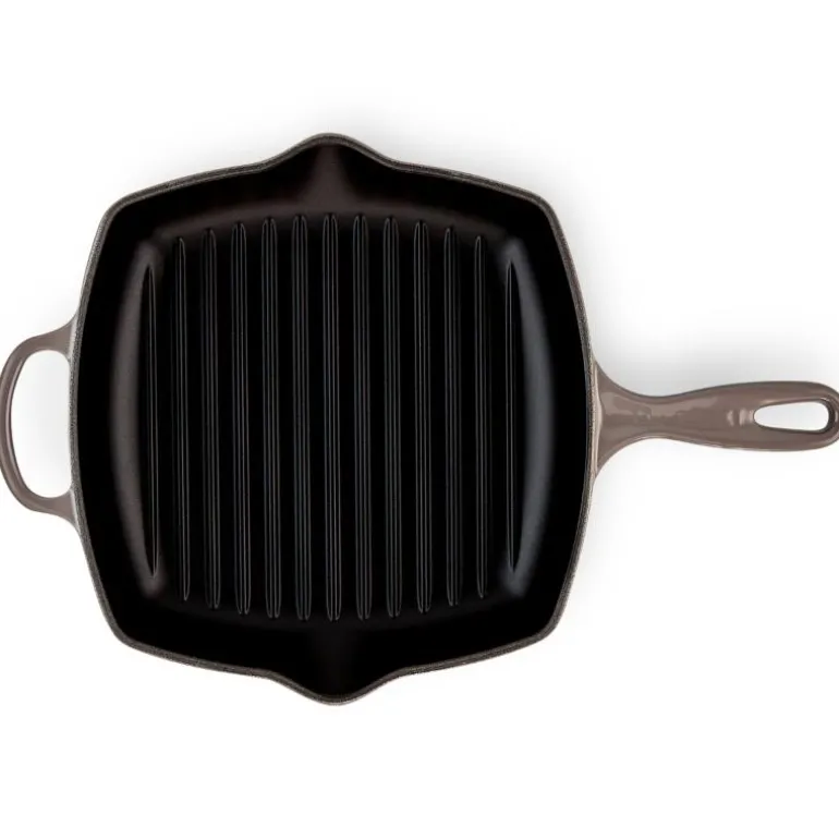 Grillpanne støpejern 26 cm flint