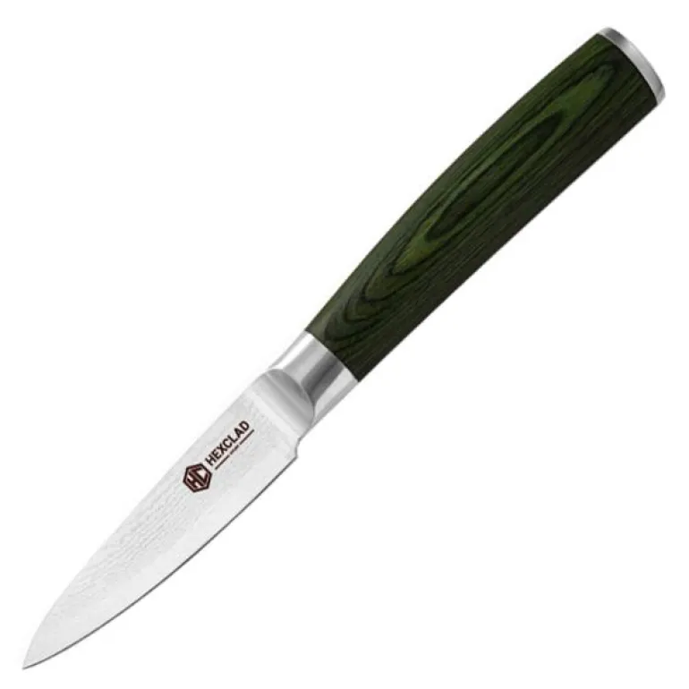 Grønnsakskniv 9 cm skogsgrønn