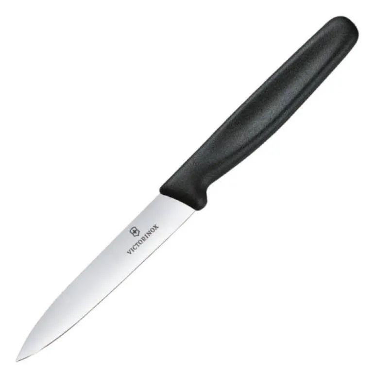 Grønnsakskniv 10 cm svart