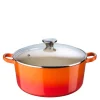 Gryte med glasslokk 4,2L volcanic