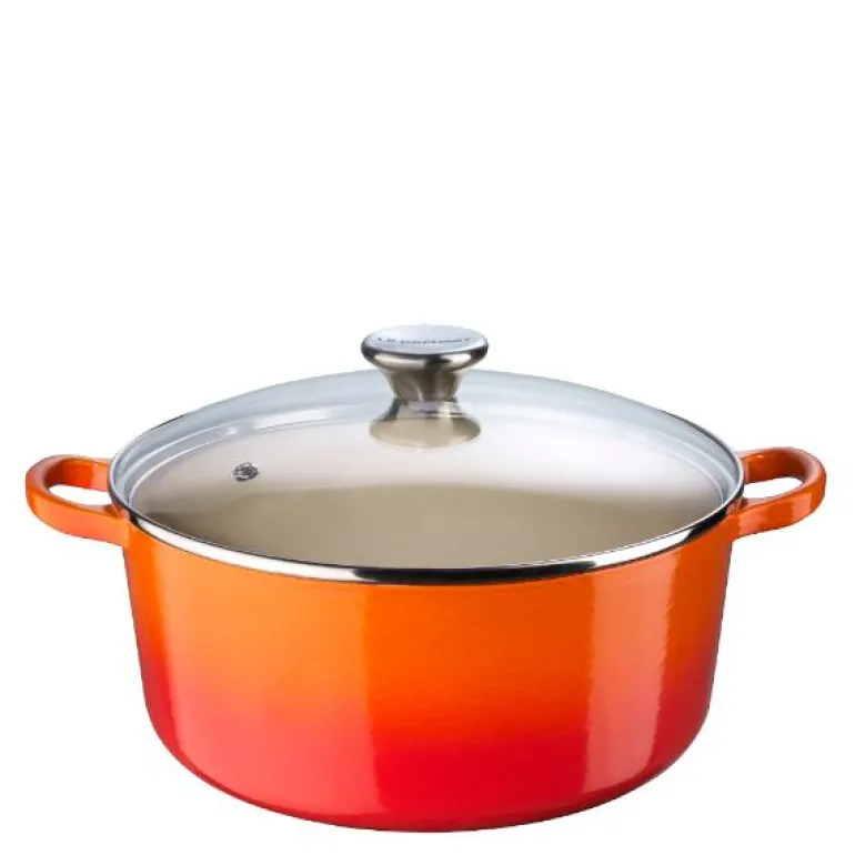 Gryte med glasslokk 4,2L volcanic