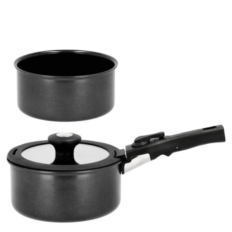 Grytesett avtakbart håndtak 1,1/2,4L aluminium/keramisk