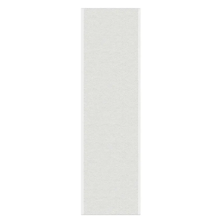 Gåsöga bordløper 35x120 cm beige
