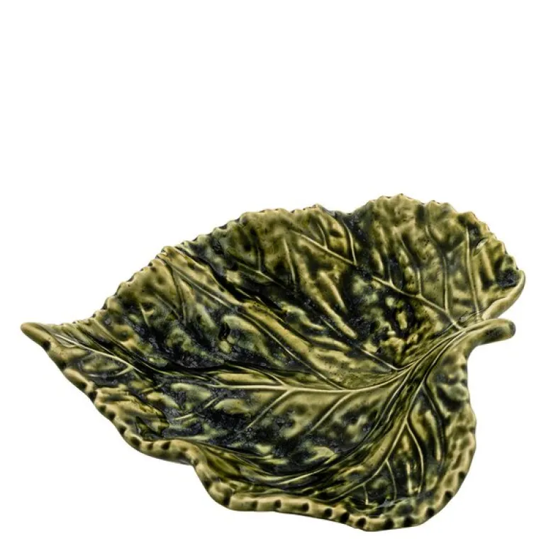Gudrun skål 17 cm blad grønn