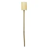 Hage Fakkel lysfakkel 10x7 cm pastellgul/bambus