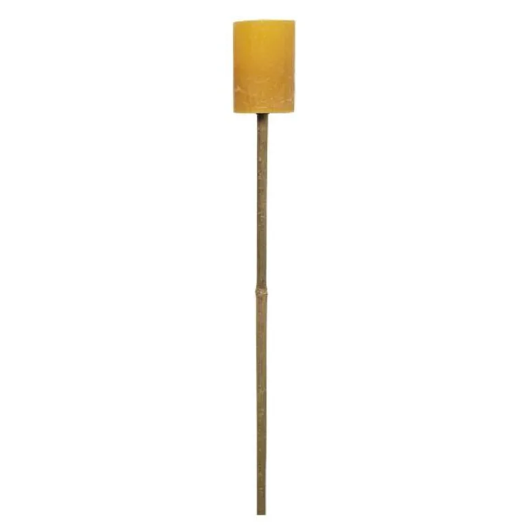Hage Fakkel lysfakkel 10x7 cm mustard/bambus