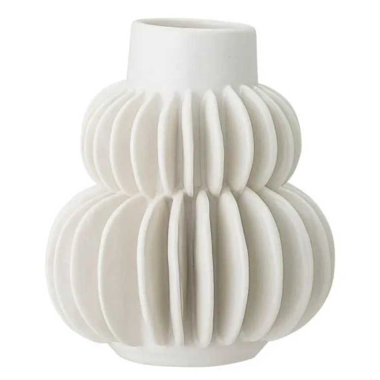 Halfdan vase 14 cm hvit