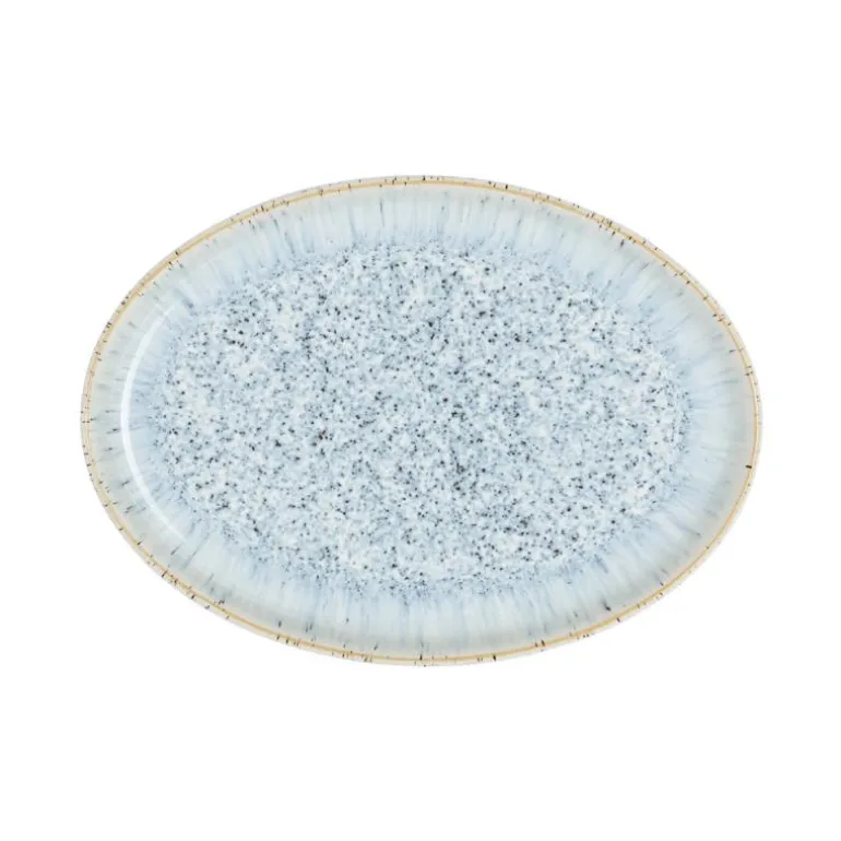 Halo Speckle serveringsbrikke oval 14x19 cm