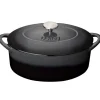Halo støpejernsgryte 28 cm svart