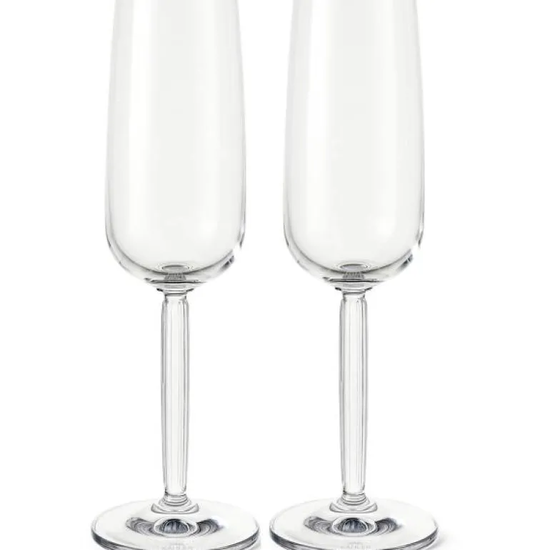 Hammershøi champagneglass 24 cl 2 stk klar