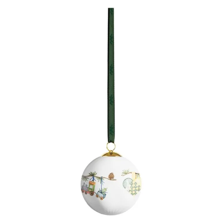 Hammershøi Christmas kule 2024 6 cm hvit