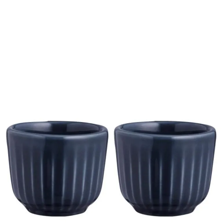Hammershøi eggeglass indigo 2 stk