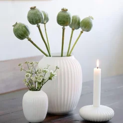 Hammershøi vase 10 cm hvit