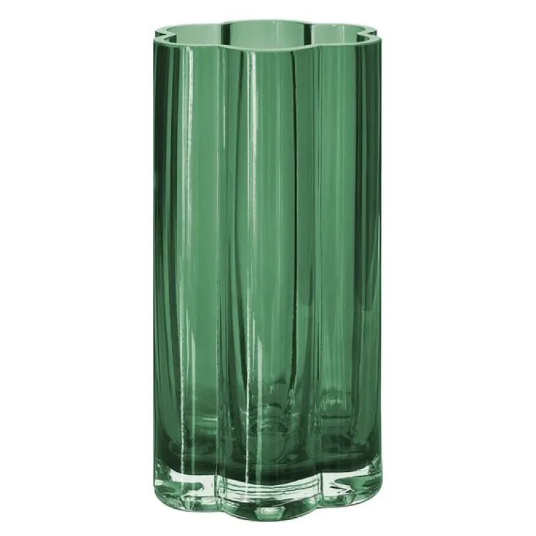 Hanami glassvase 9x18 cm jadegrønn