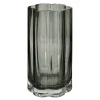 Hanami glassvase 9x18 cm røykgrå