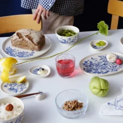 Haru spisepinneholder 2 stk mummi hvit/blå