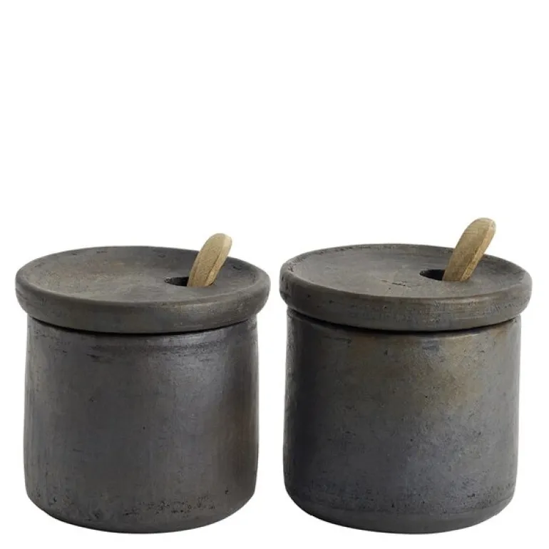 Hazel salt- & peppersett 2 deler svart