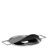 Hellelokk 16 cm svart/stål