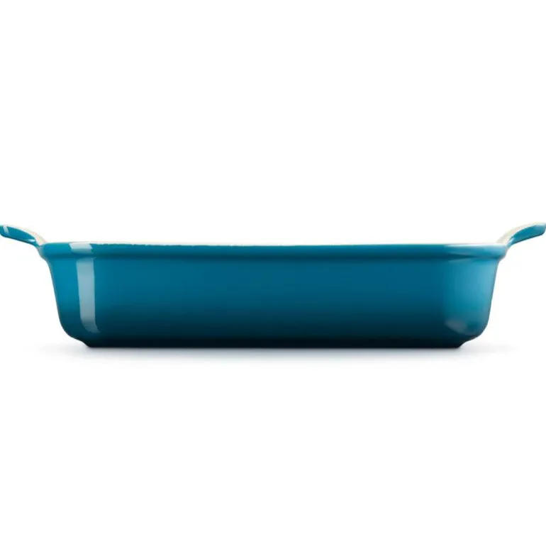 Heritage rektangulær form 32x24 cm deep teal