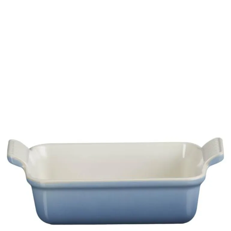 Heritage rektangulært fat 19x24 cm chambray
