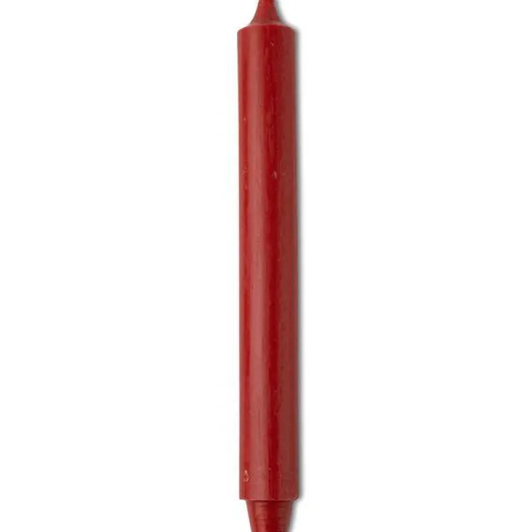Herregårdslys 30 cm rød