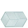 Hexagon bordskåner 24 cm fog blue