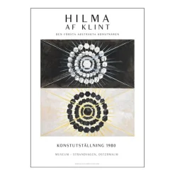 Hilma af Klint x PSTR Studio poster 50x70 cm hilma af klint art exhibition
